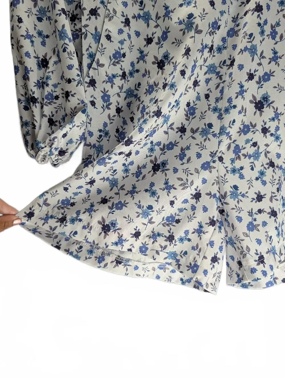 SHEIN Women's Floral Print Long Sleeve Romper Size 4 Small